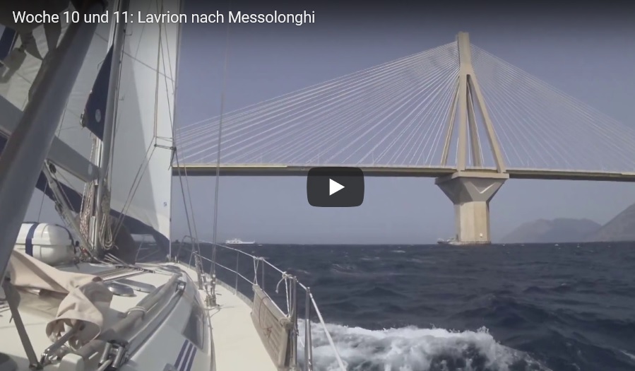 VIDEO : Woche 10 und 11: Lavrion nach Messolonghi