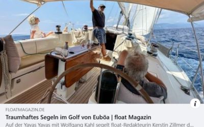 Traumhaftes Segeln im Golf von Euböa