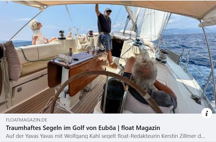 Traumhaftes Segeln im Golf von Euböa